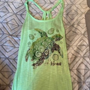 Neon green beach cover up